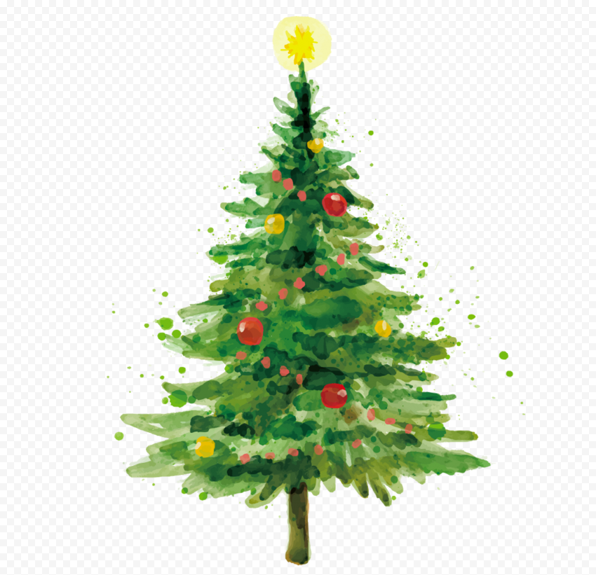 Detail Png Christmas Tree Nomer 11