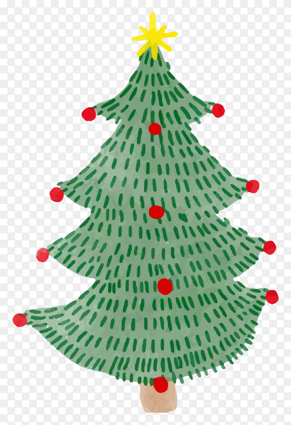 Detail Png Christmas Tree Nomer 36