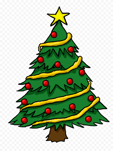 Detail Png Christmas Tree Nomer 7