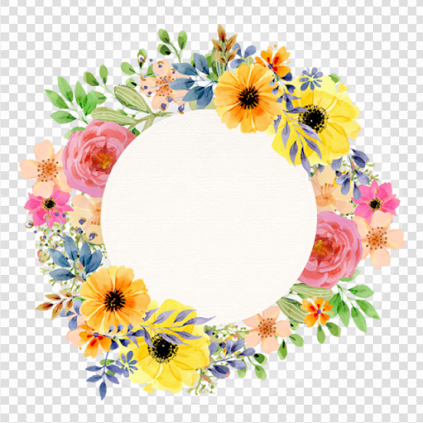 Detail Png Flowers Frame Nomer 19