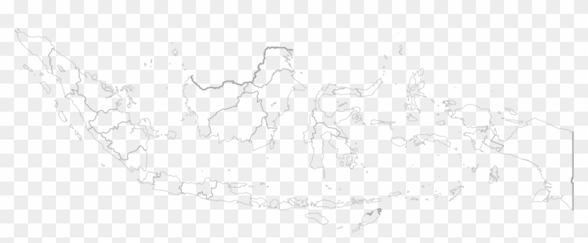 Indonesia Provinces Outline Map - Indonesia Vector Map Png Outline Clipart (#5081464) - Pikpng