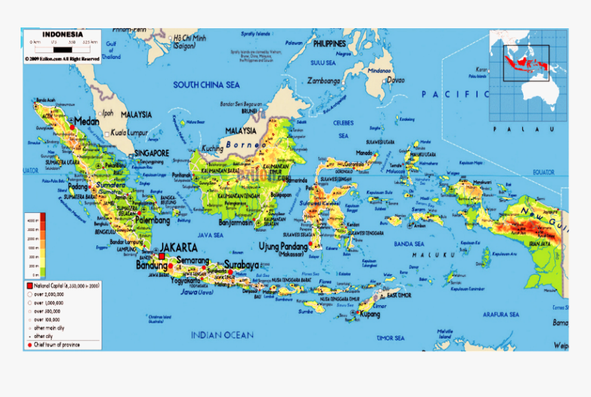 Peta Indonesia Png, Transparent Png - Kindpng