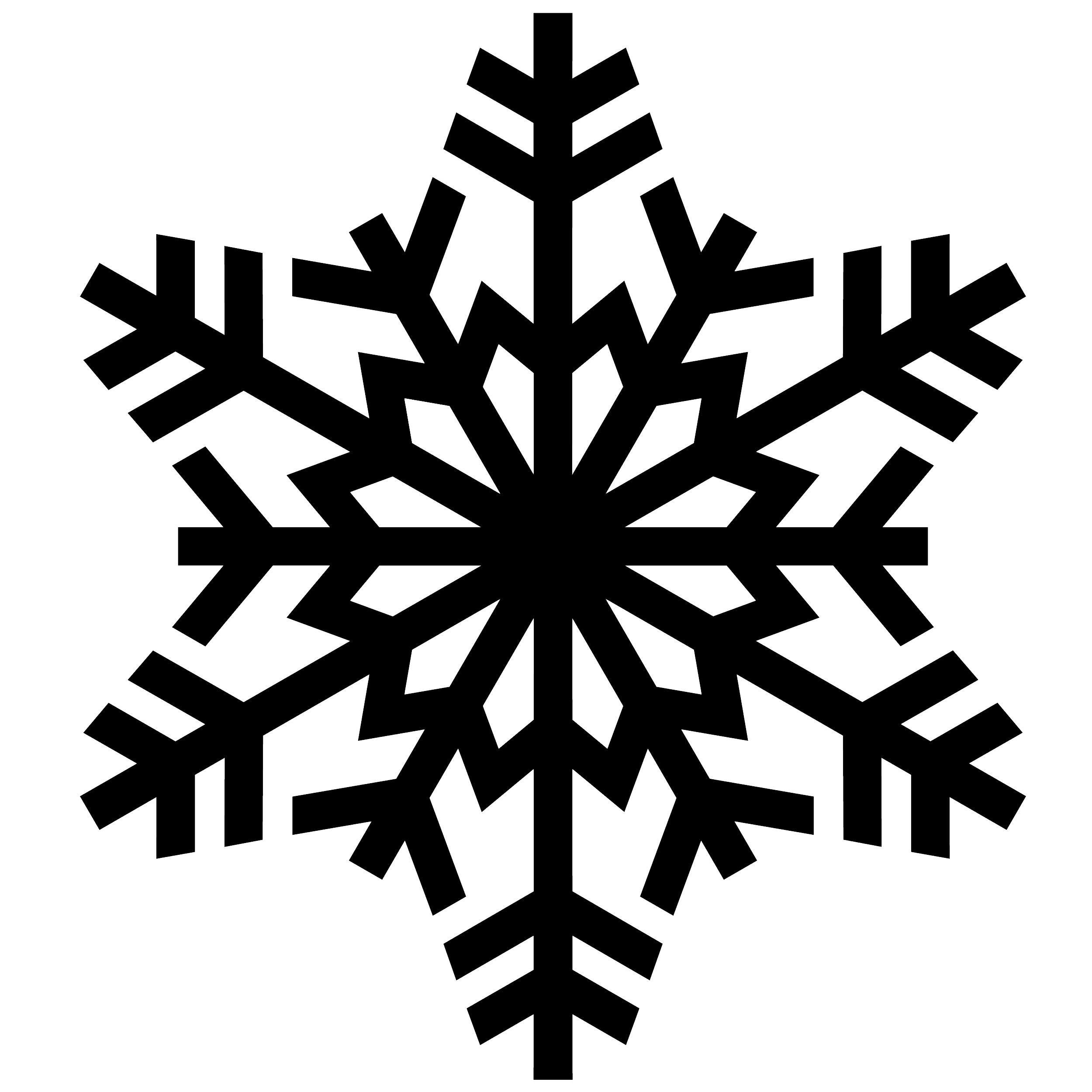 Detail Png Snowflakes Nomer 13