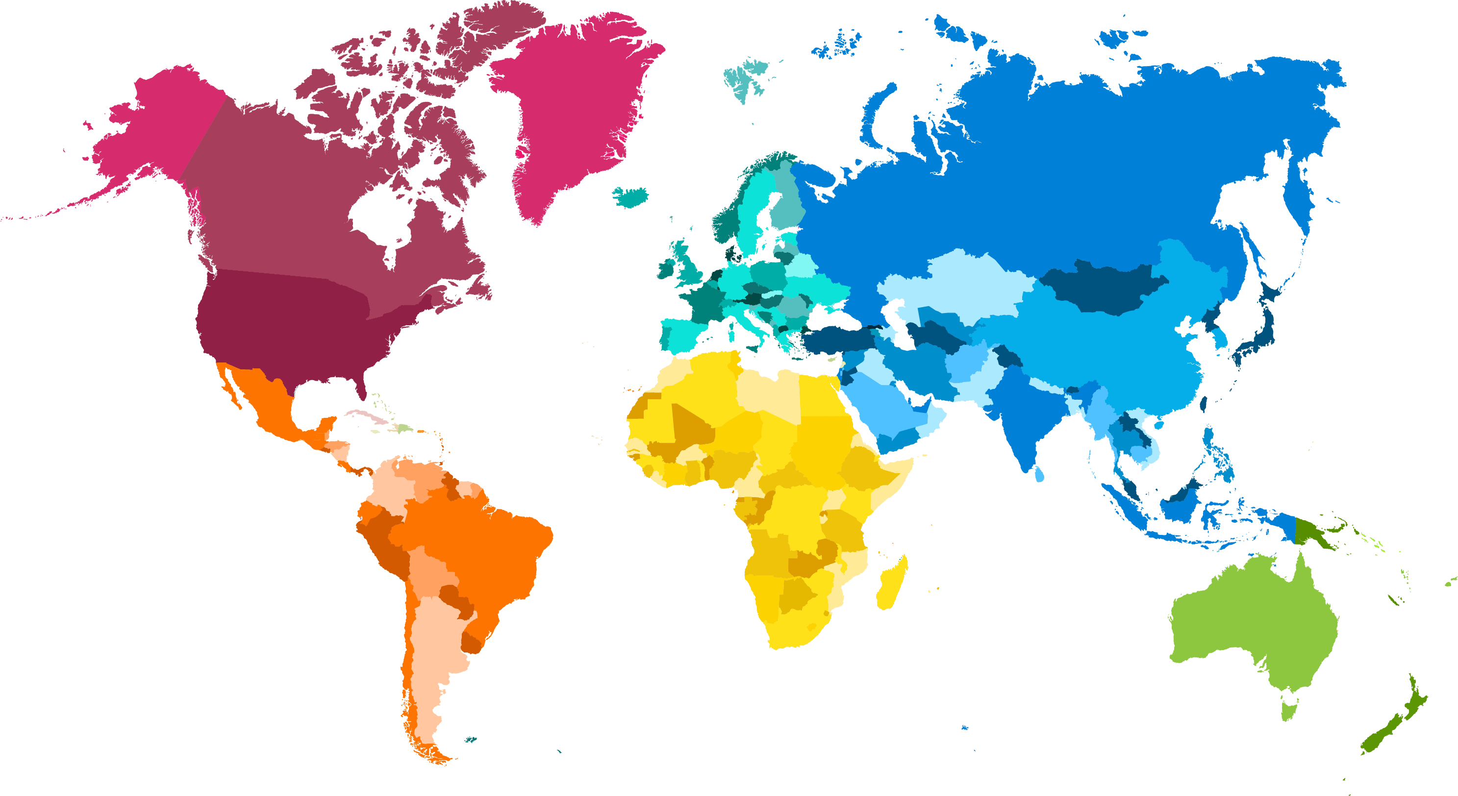 Detail Png World Map Nomer 40