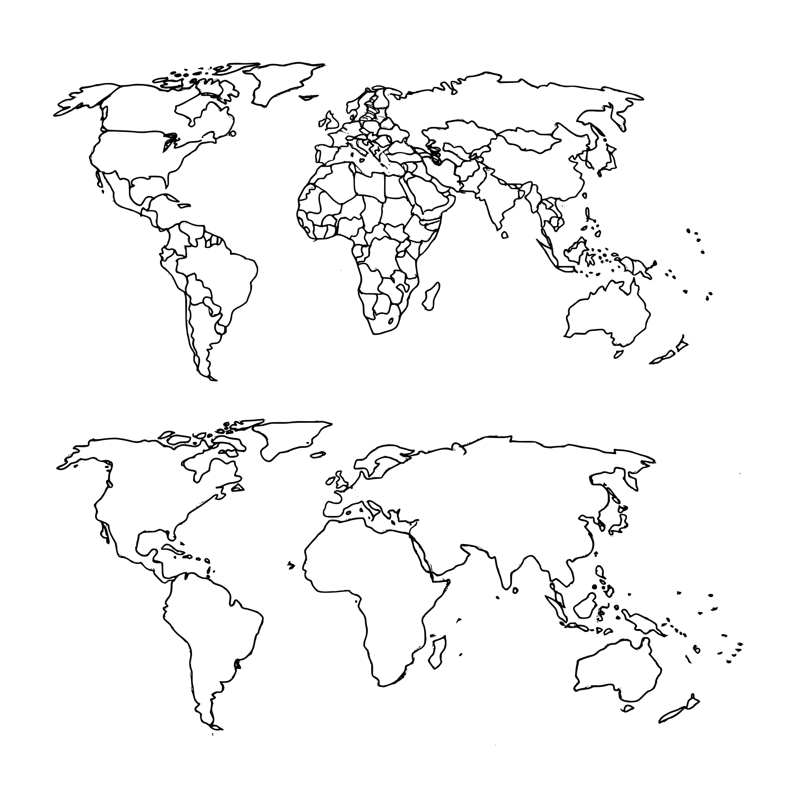 Detail Png World Map Nomer 44