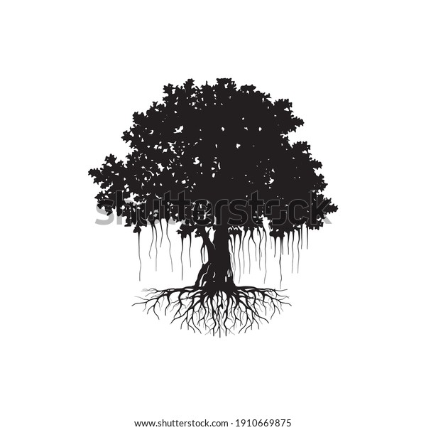 Detail Pohon Beringin Vector Png Nomer 5