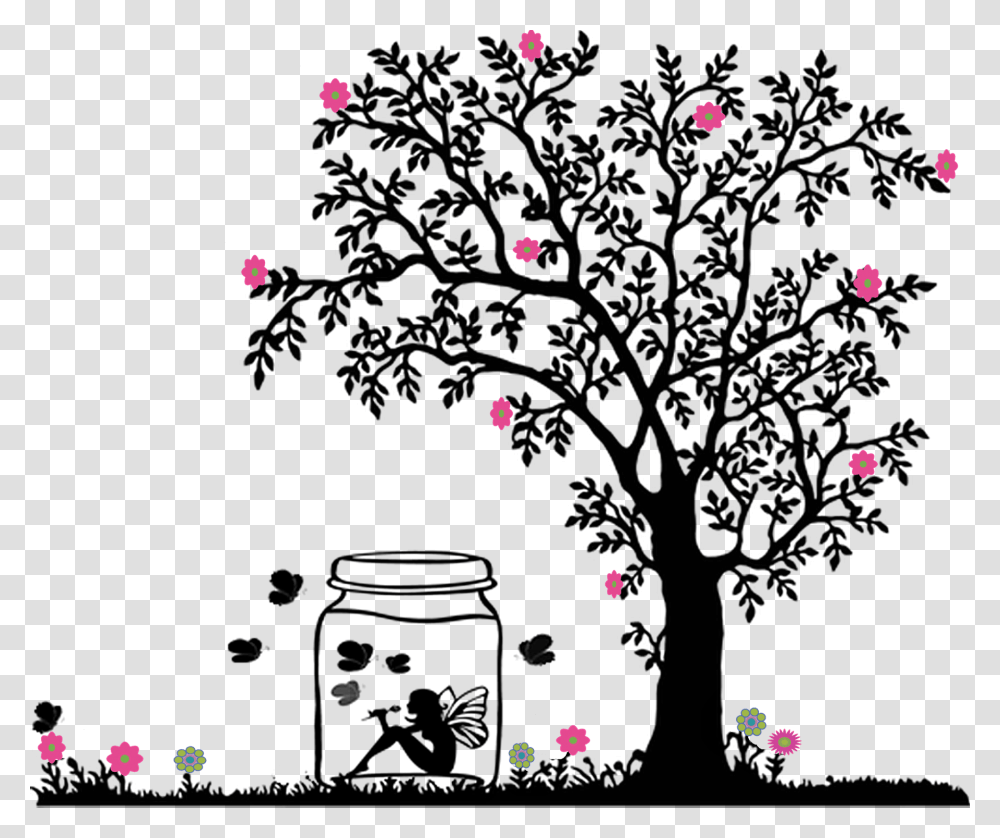 Detail Pohon Clipart Black And White Nomer 29