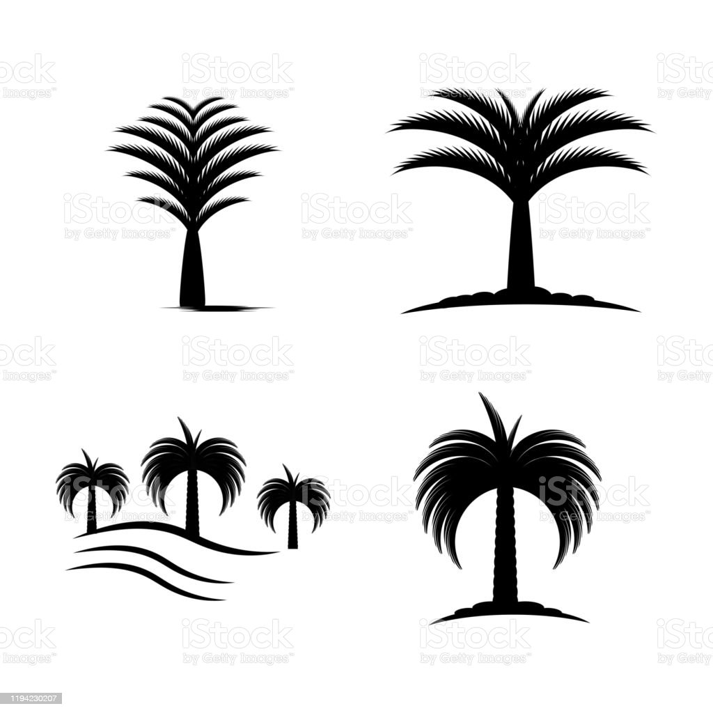 Detail Pohon Kurma Vector Nomer 13