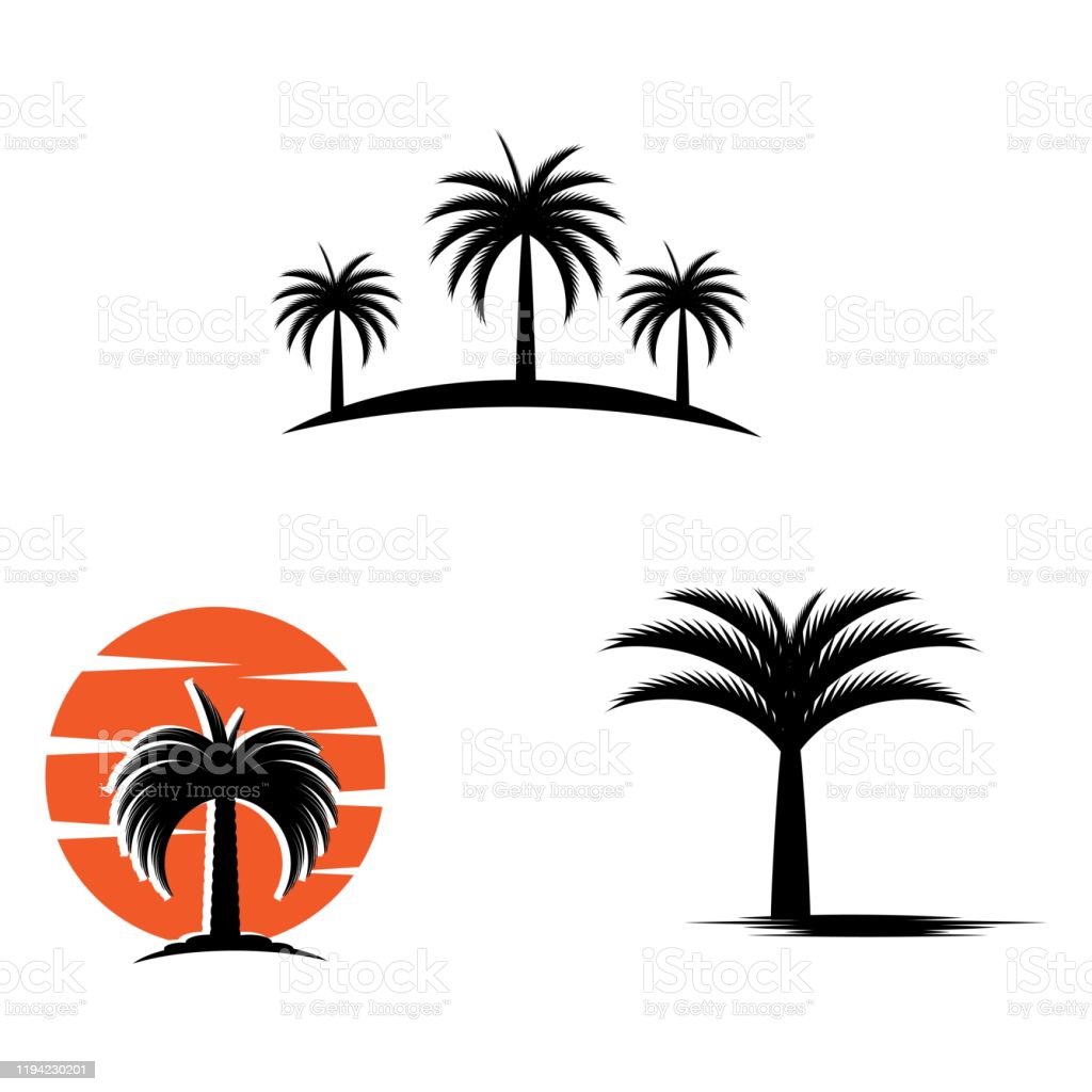Detail Pohon Kurma Vector Nomer 19