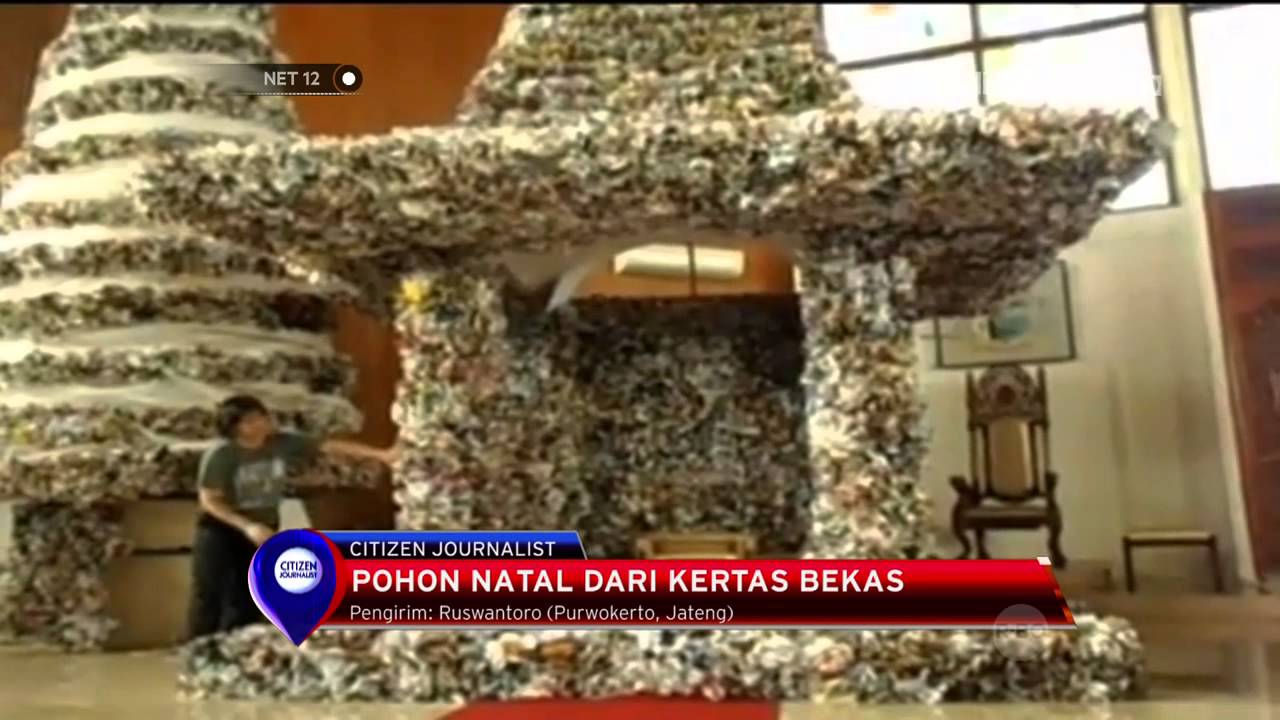 Detail Pohon Natal Dari Kertas Koran Nomer 28