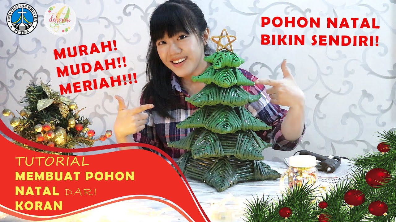 Detail Pohon Natal Dari Kertas Koran Nomer 49
