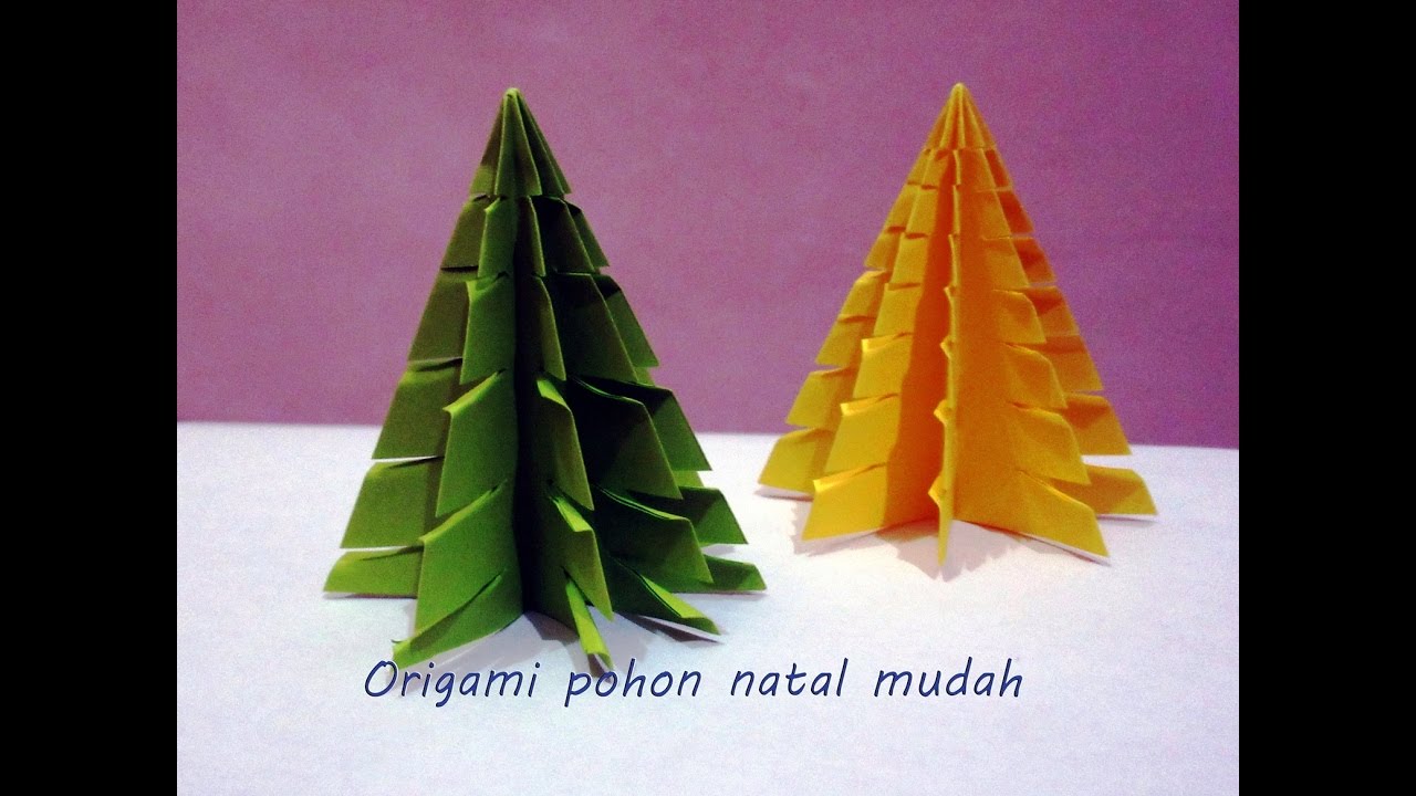 Detail Pohon Natal Dari Kertas Origami Nomer 15