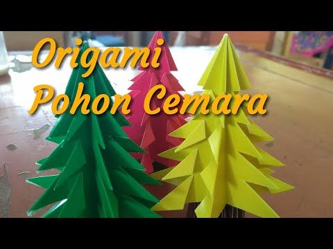 Detail Pohon Natal Dari Kertas Origami Nomer 43