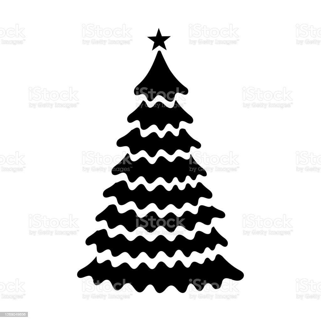 Detail Pohon Natal Hitam Putih Nomer 19