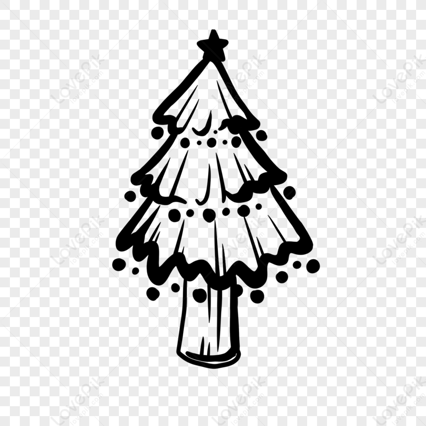 Detail Pohon Natal Hitam Putih Nomer 48