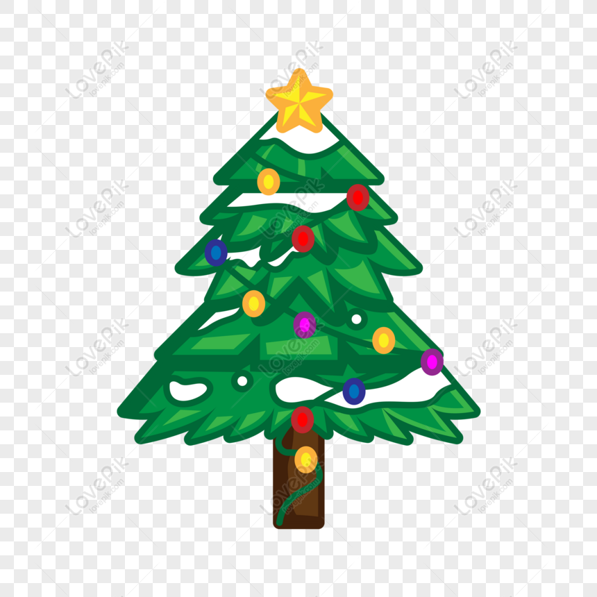 Detail Pohon Natal Vector Nomer 39