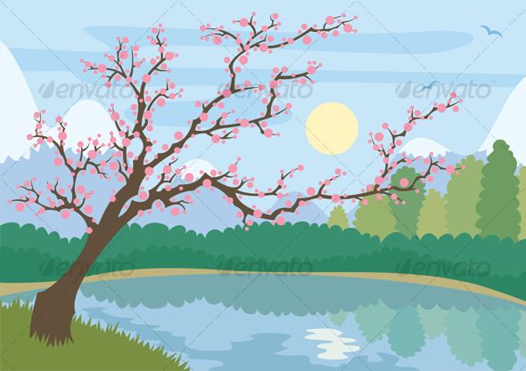 Detail Pohon Sakura Animasi Nomer 4