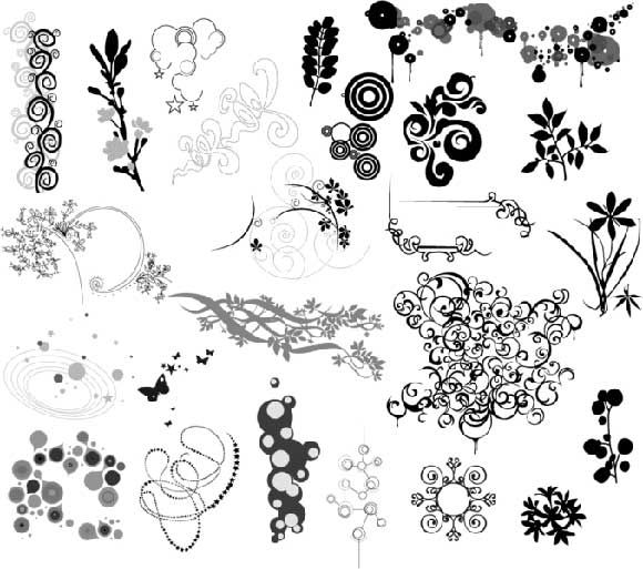 Detail Pojok Vector Nomer 32