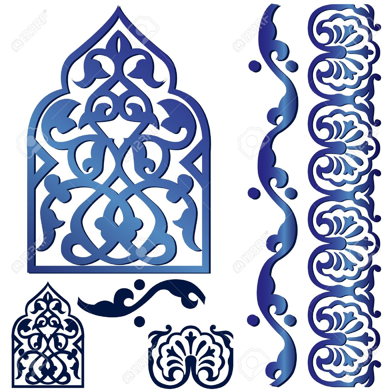 Detail Pojok Vector Nomer 36