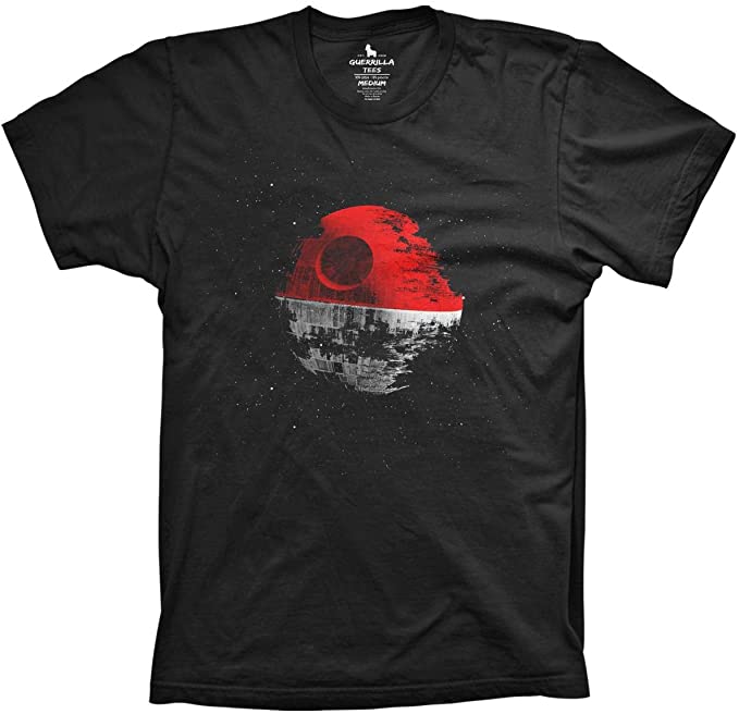 Detail Pokeball Death Star Shirt Nomer 5