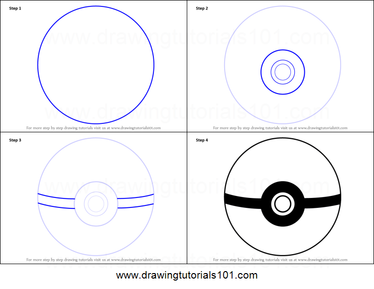 Detail Pokeball Drawings Nomer 16