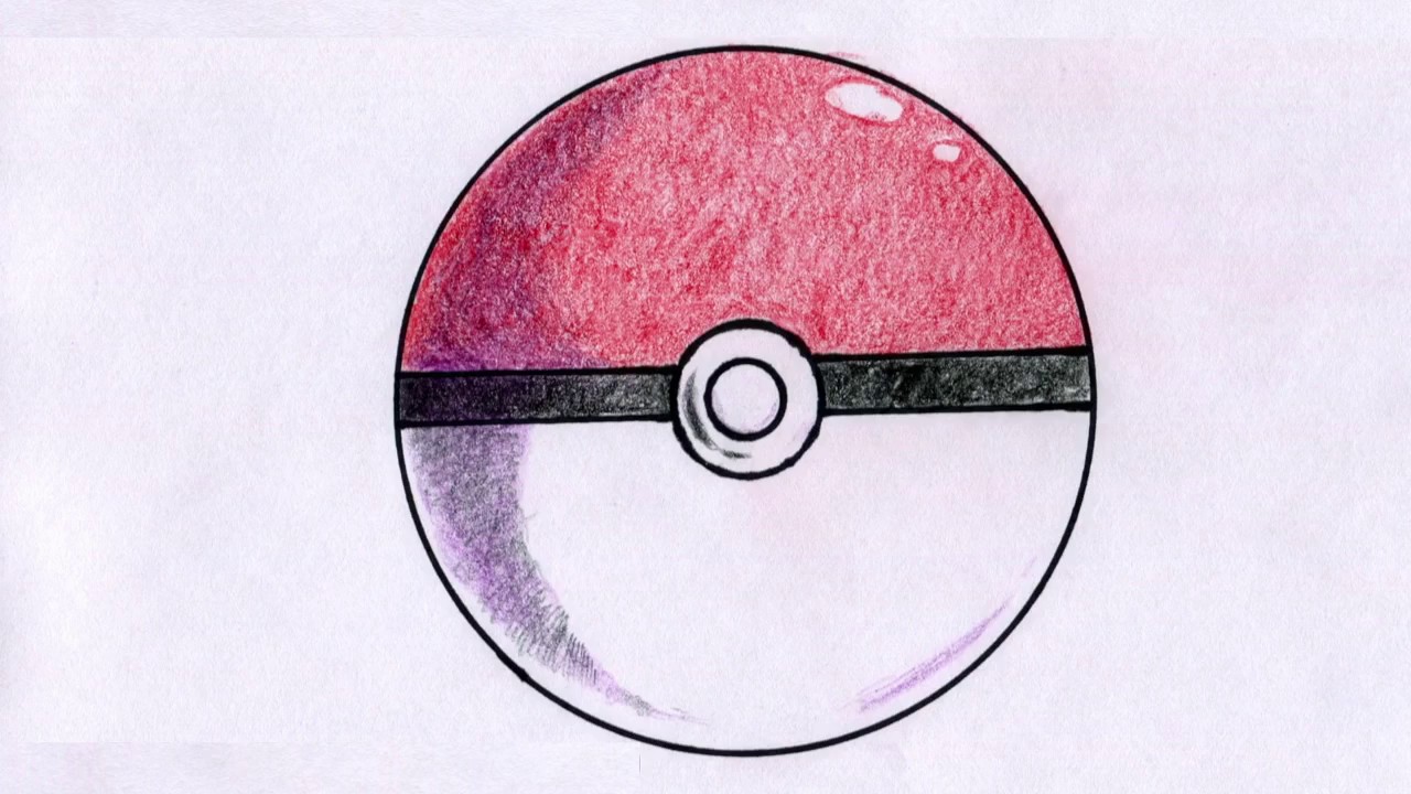 Detail Pokeball Drawings Nomer 7