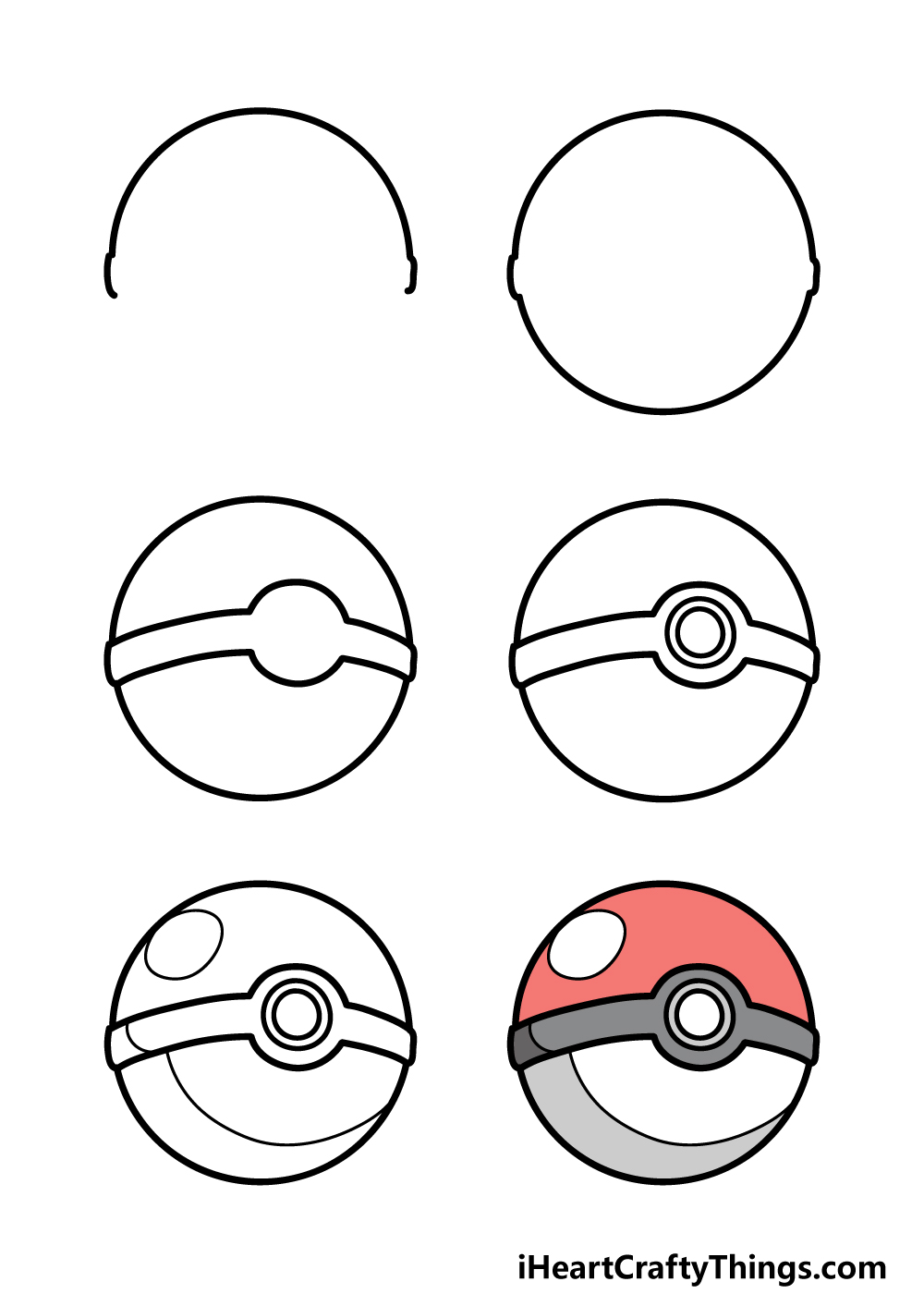 Detail Pokeball Drawings Nomer 10