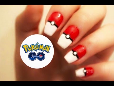 Detail Pokeball Nail Art Nomer 3