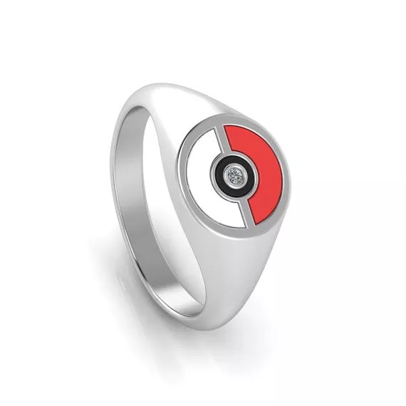 Detail Pokeball Wedding Ring Nomer 47