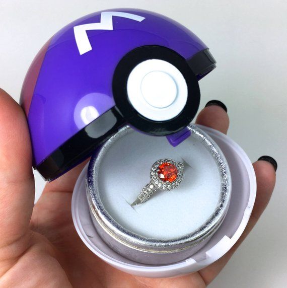 Detail Pokeball Wedding Ring Box Nomer 25