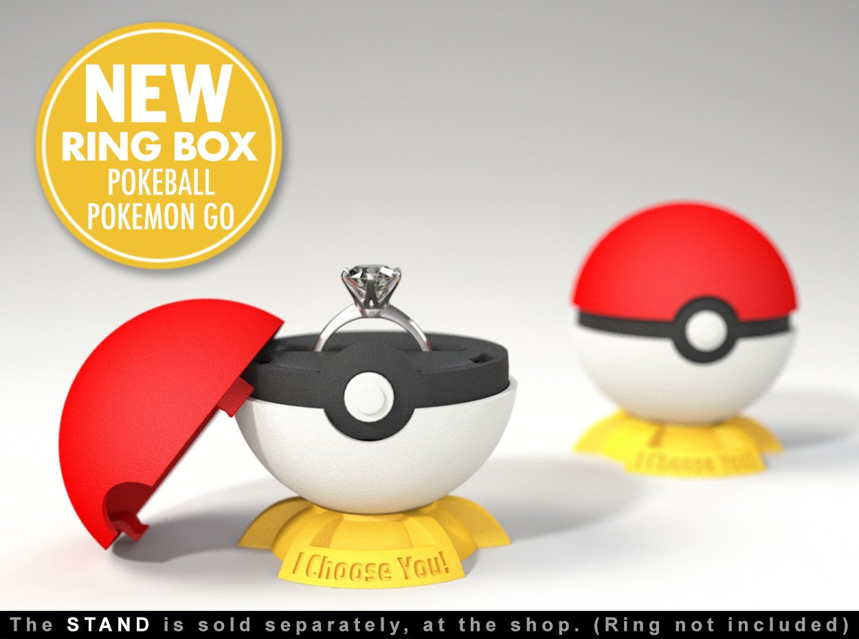 Detail Pokeball Wedding Ring Box Nomer 3