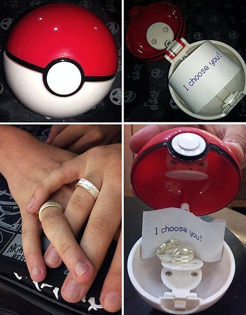 Detail Pokeball Wedding Ring Box Nomer 7