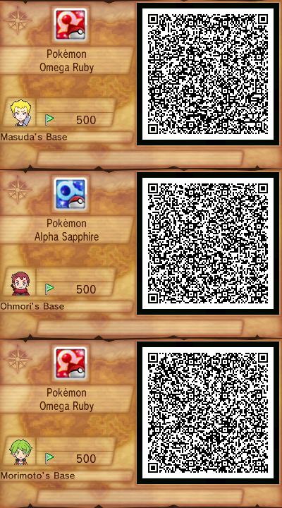 Detail Pokemon Alpha Sapphire Qr Code Nomer 19