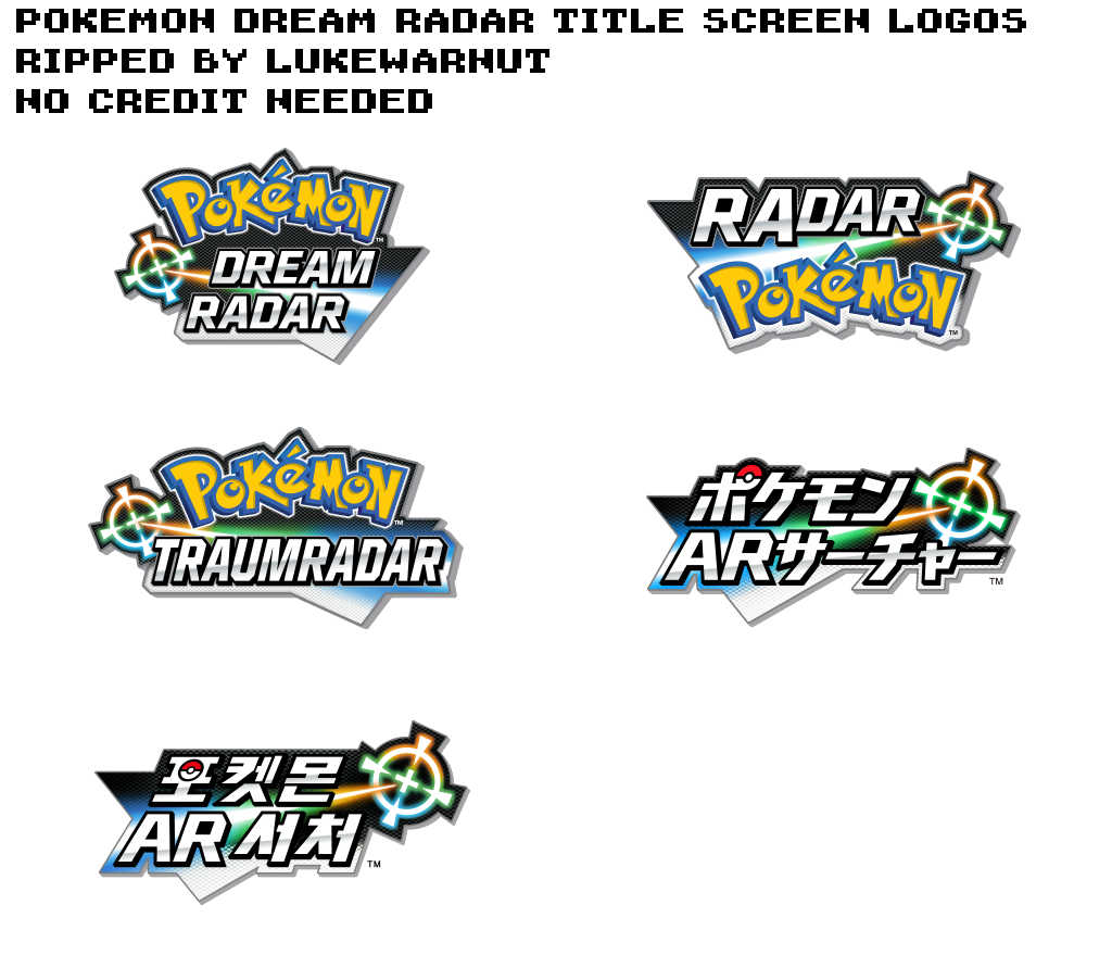Detail Pokemon Game Logo Nomer 20