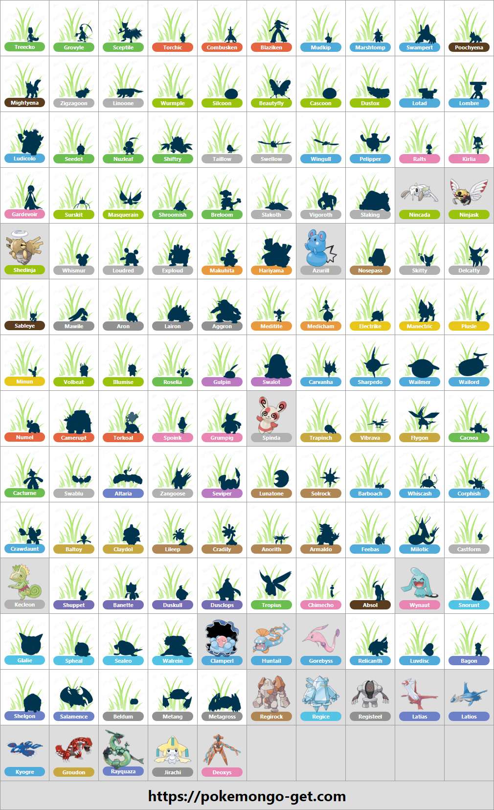 Detail Pokemon Go Silhouettes Gen 2 Nomer 8