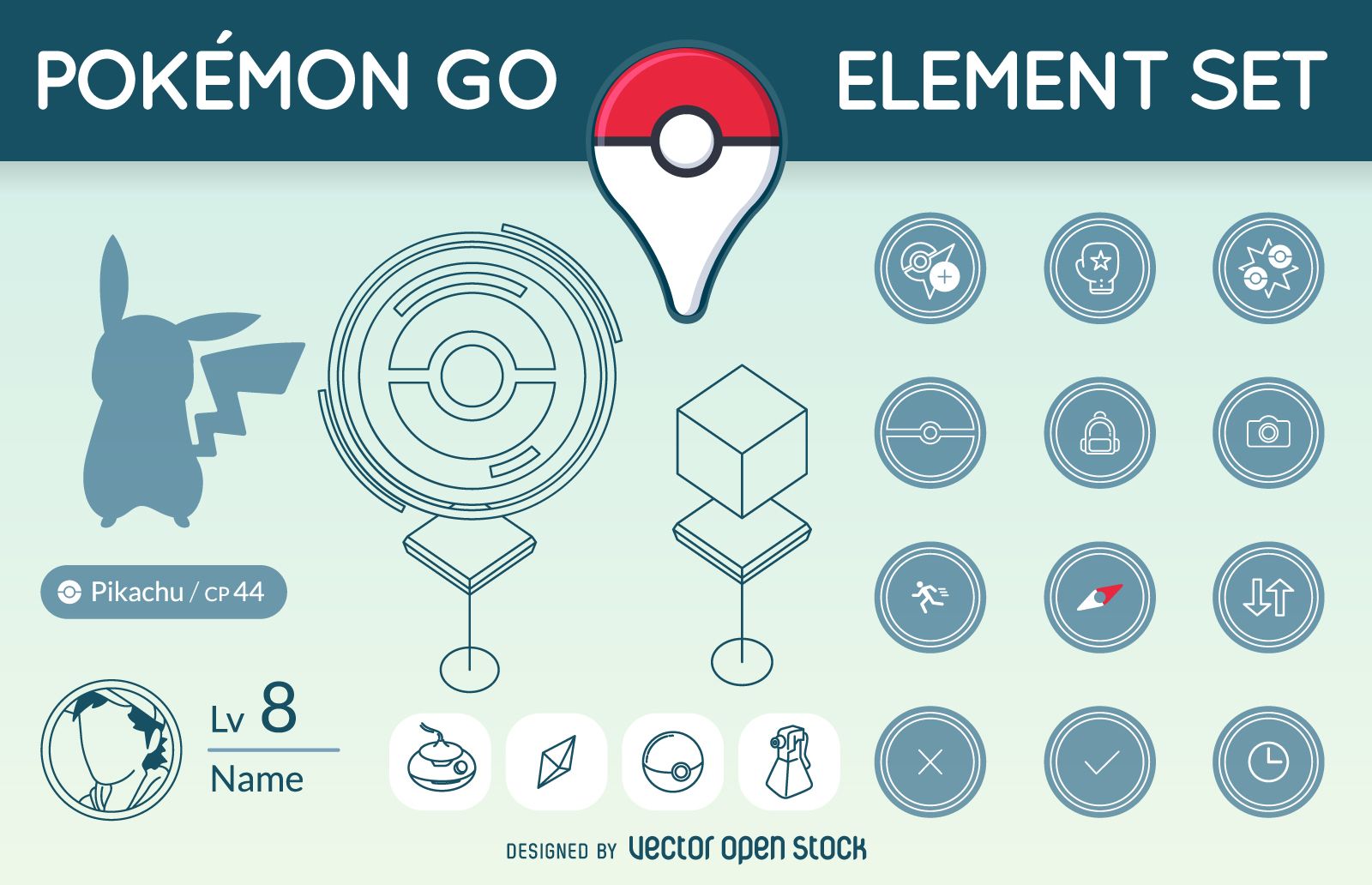 Detail Pokemon Go Vector Nomer 14