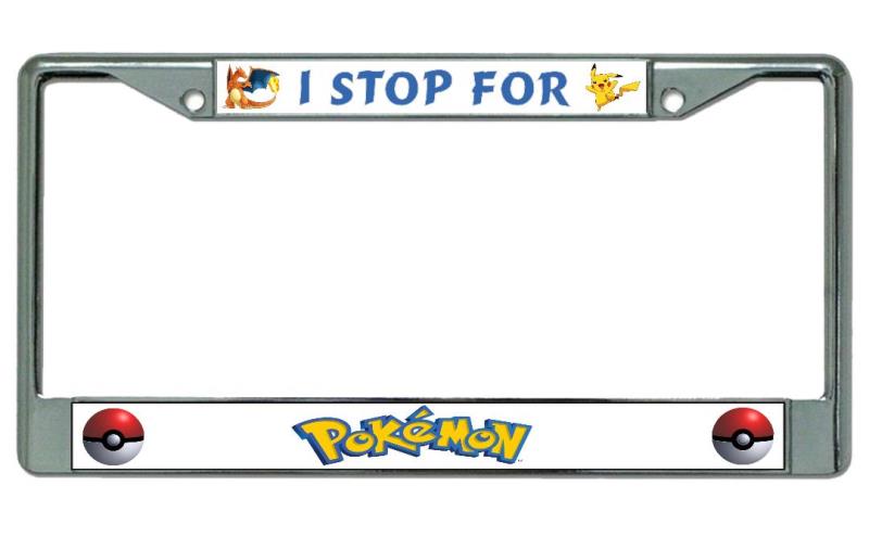 Pokemon License Plate Frame - KibrisPDR