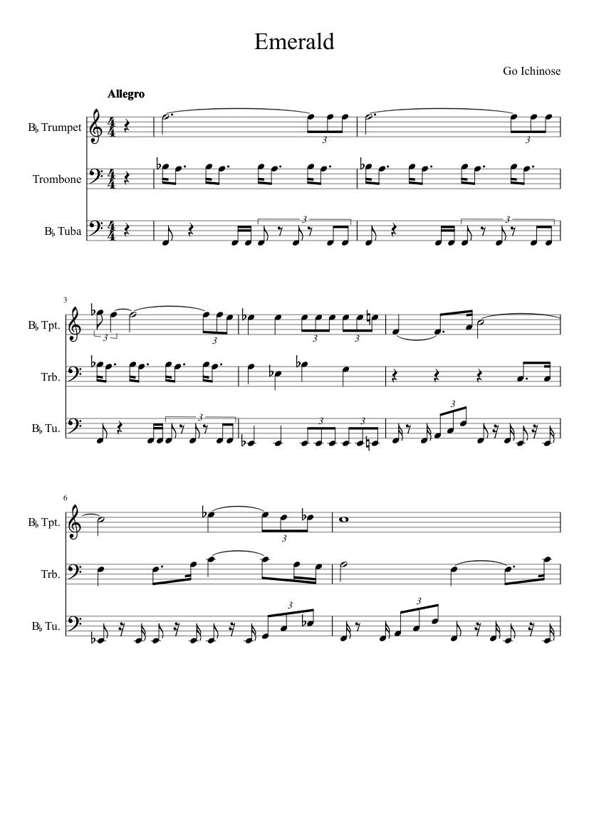 Detail Pokemon Trombone Sheet Music Nomer 23