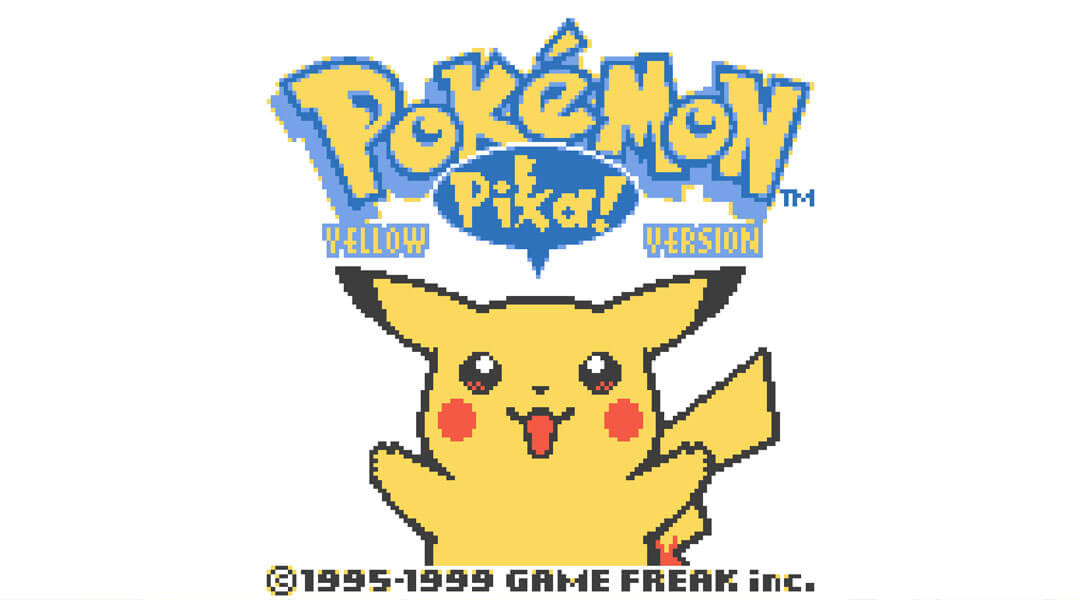 Detail Pokemon Yellow Logo Png Nomer 15