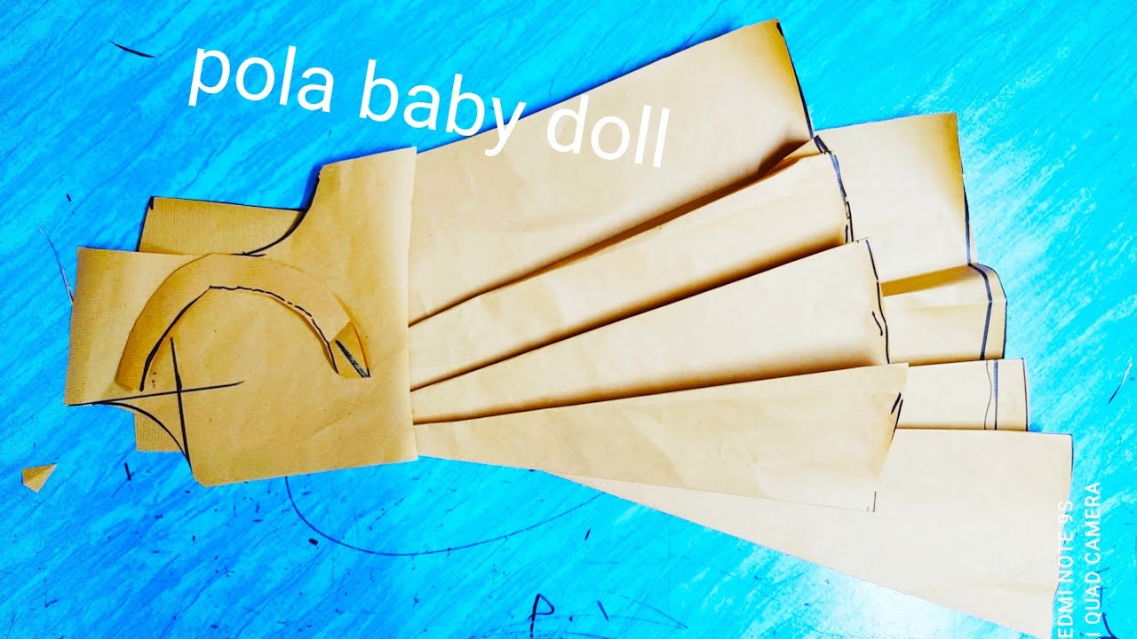 Detail Pola Baby Doll Nomer 16