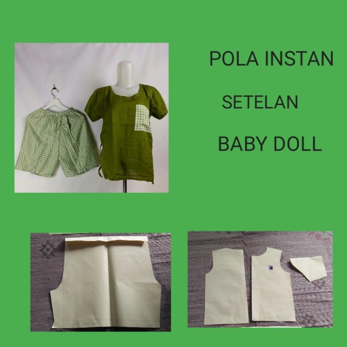 Detail Pola Baby Doll Nomer 31