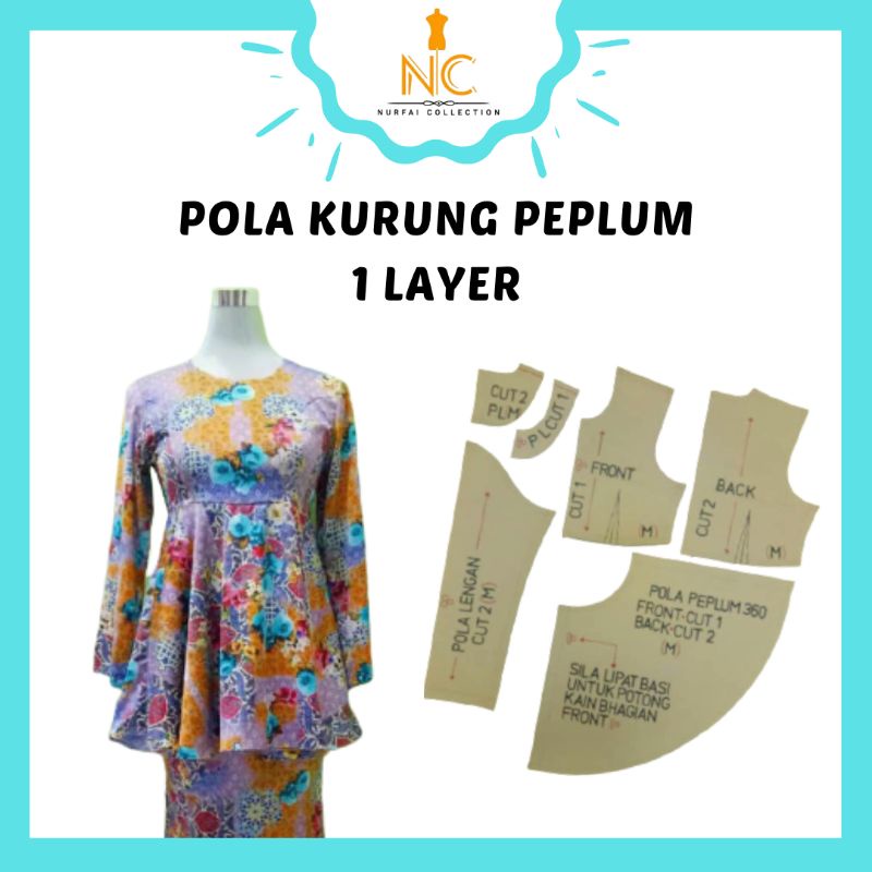 Detail Pola Baby Doll Nomer 44