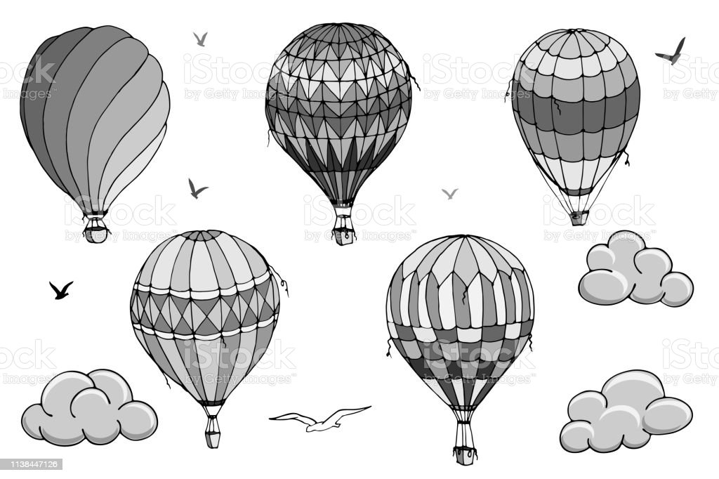 Detail Pola Balon Udara Nomer 8