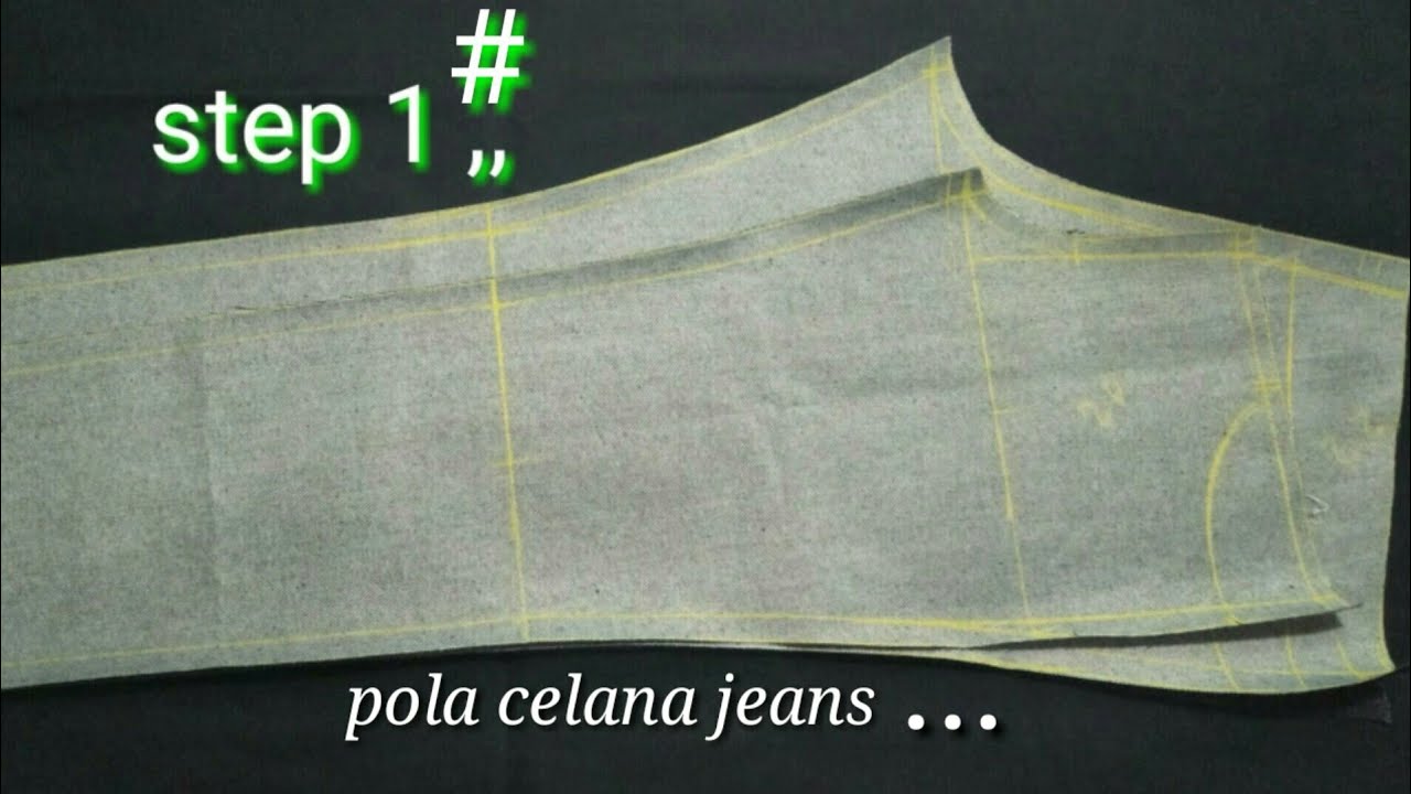 Detail Pola Celana Jeans Nomer 53
