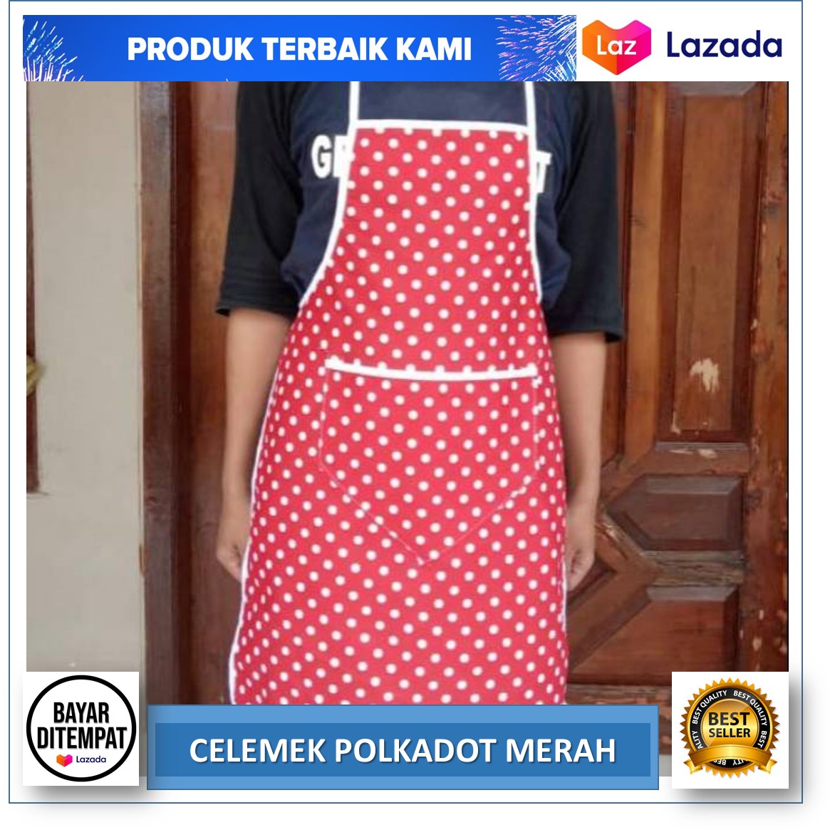 Detail Pola Celemek Masak Nomer 40