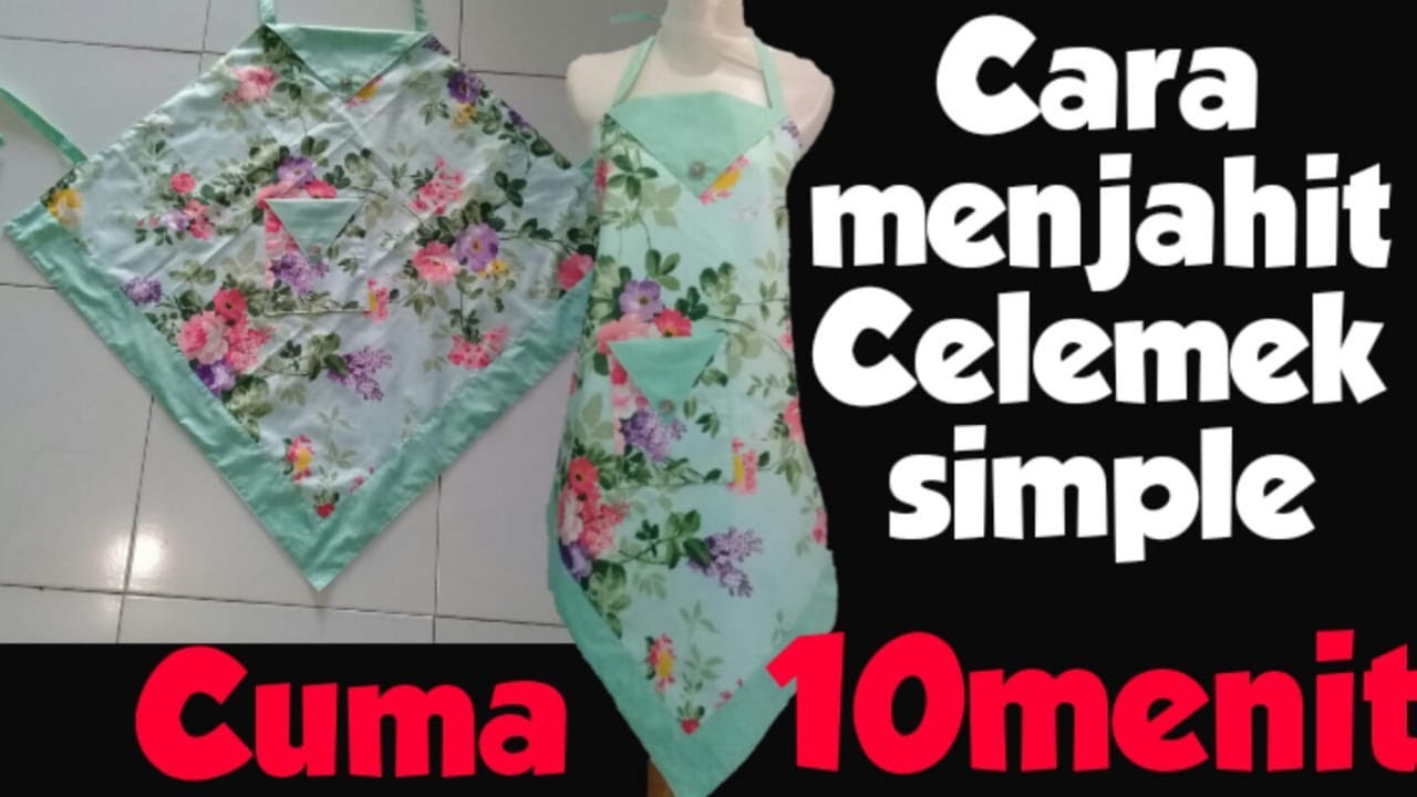 Detail Pola Celemek Masak Nomer 41