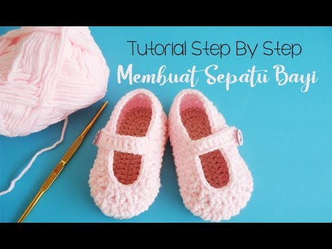 Detail Pola Crochet Sepatu Bayi Nomer 14