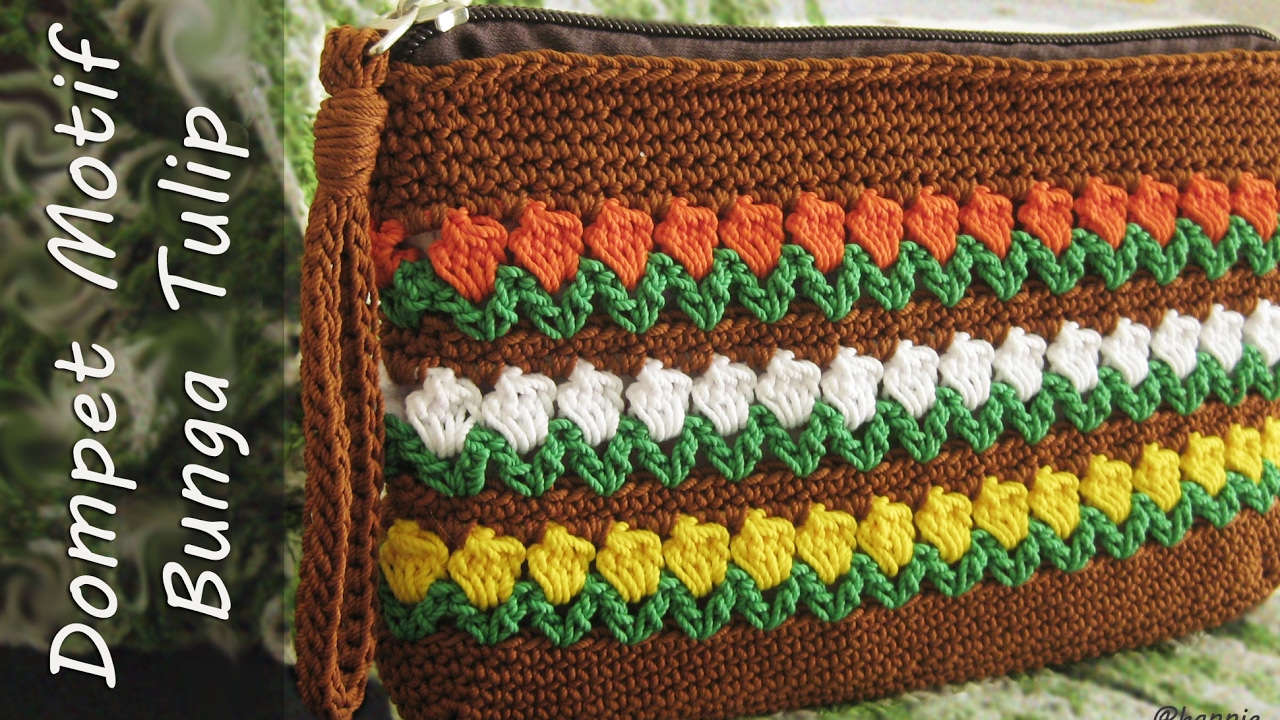 Detail Pola Dan Motif Tas Rajut Nomer 17