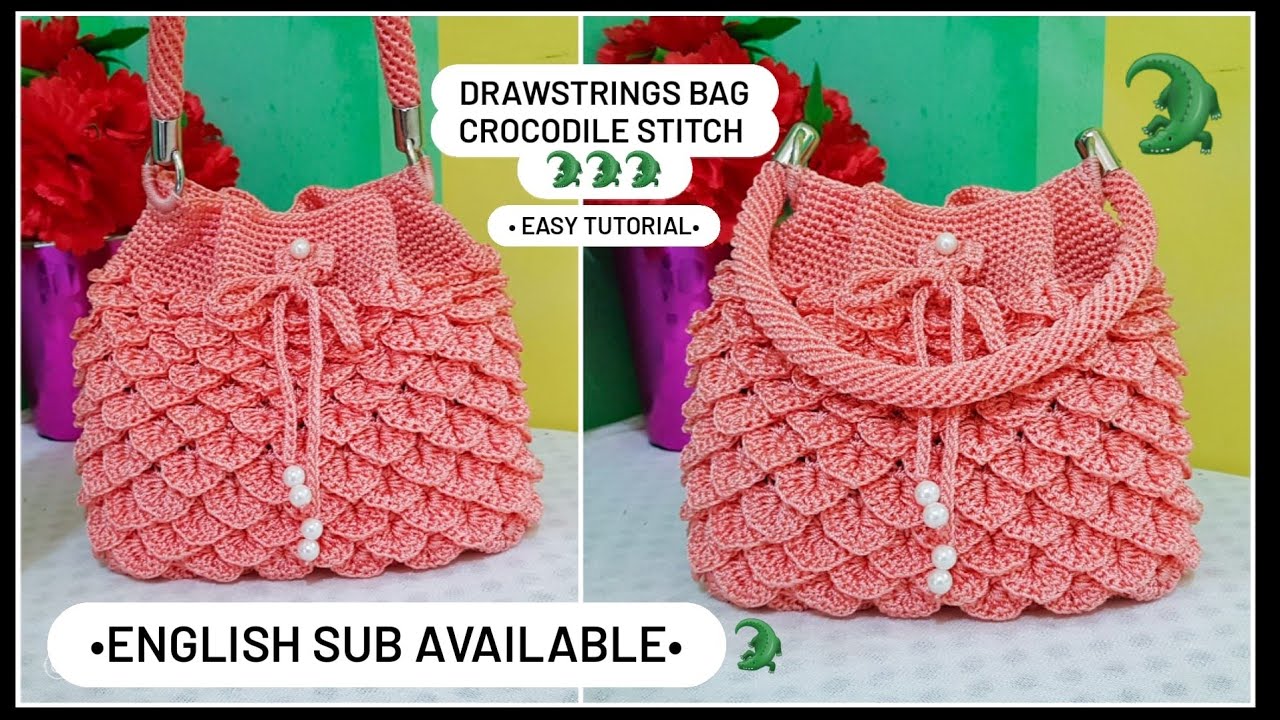Detail Pola Dan Motif Tas Rajut Nomer 21