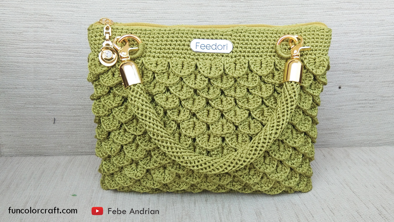 Detail Pola Dan Motif Tas Rajut Nomer 31